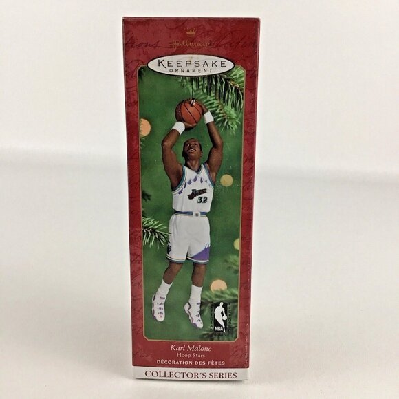Hallmark Other - Hallmark Keepsake Christmas Ornament Hoop Stars Karl Malone Basketball New 2000